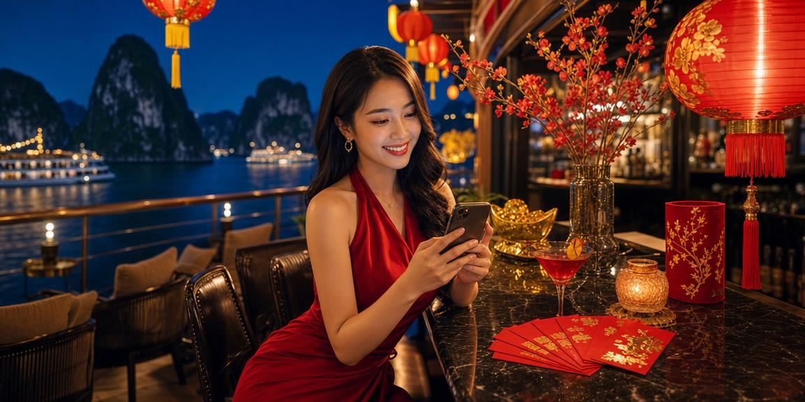 Không khí lễ hội và giải trí tại vịnh Hạ Long gắn với trải nghiệm nền tảng số